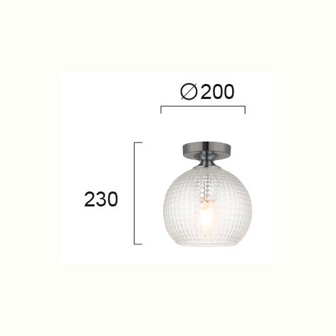 Φωτιστικό Πλαφονιέρα Viokef Talisa 4169900 Home Φωτιστικά Οροφής Spitishop