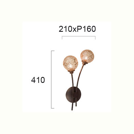 Απλίκα Τοίχου Viokef Sissy 4192700 Home Φωτιστικά Spitishop