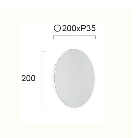 Απλίκα Τοίχου Led Viokef Kyklos White 4193700 Home Φωτιστικά Spitishop