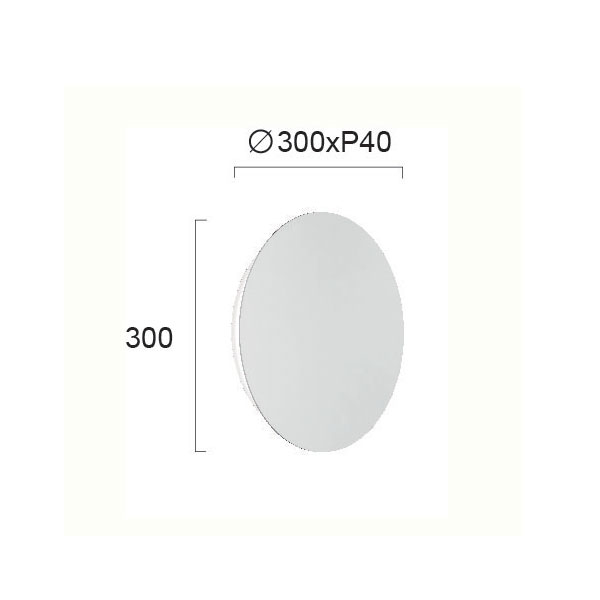 Απλίκα Τοίχου LED Viokef Kyklos White 4193800