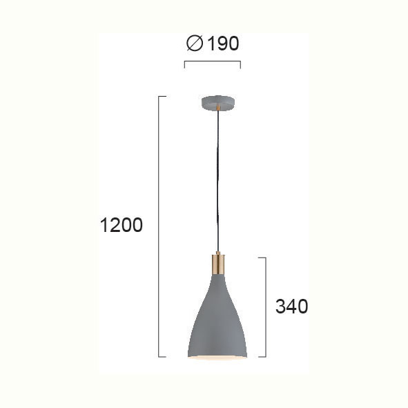 Φωτιστικό Οροφής Μονόφωτο Viokef Lamas Grey 4197301 Home Φωτιστικά Spitishop
