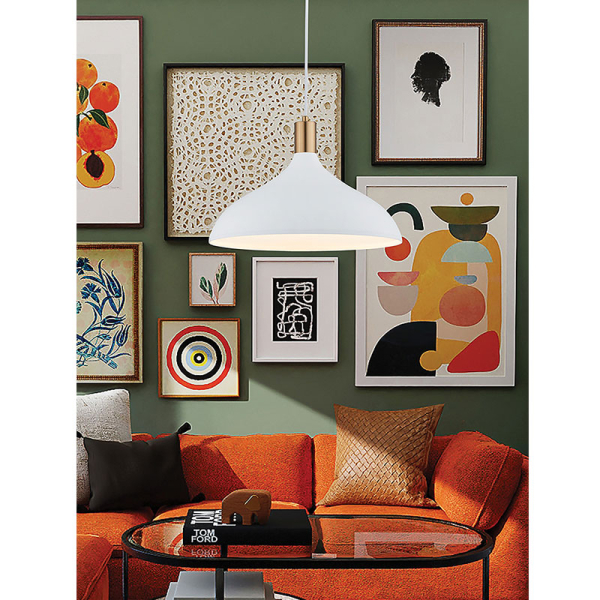 Φωτιστικό Οροφής Μονόφωτο Viokef Lamas White 4197400