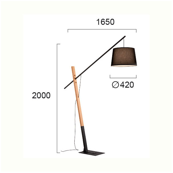 Φωτιστικό Δαπέδου Viokef Crane 4204100