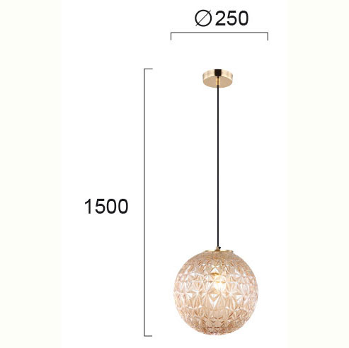 Φωτιστικό Οροφής Μονόφωτο Viokef Aspa Honey 4206101 Home Φωτιστικά Spitishop
