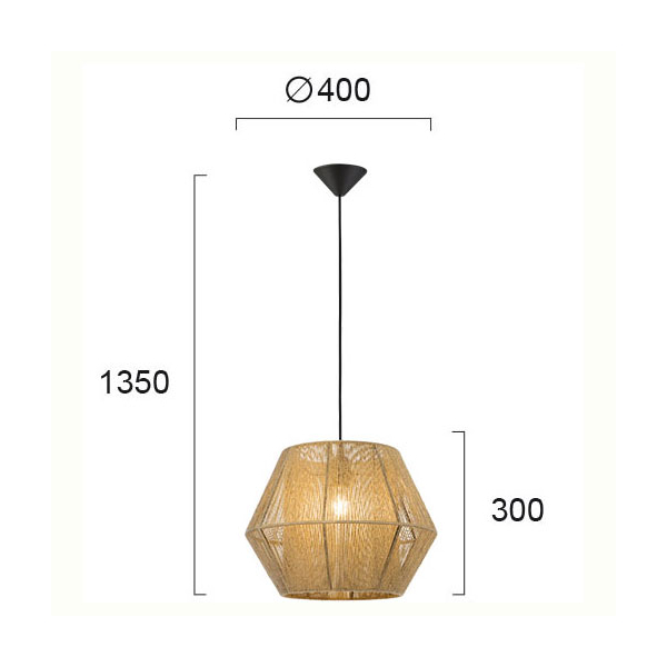 Φωτιστικό Οροφής Μονόφωτο Viokef Zaira Beige 4198102