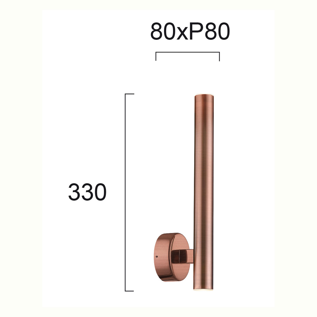 Σποτ Μονόφωτο Led Viokef Elliot Copper 4227302 Home Φωτιστικά Οροφής - Τοίχου Spitishop