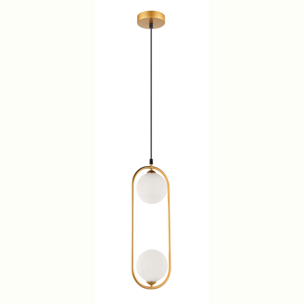 Φωτιστικό Οροφής Δίφωτο Viokef Fancy Gold 4208701