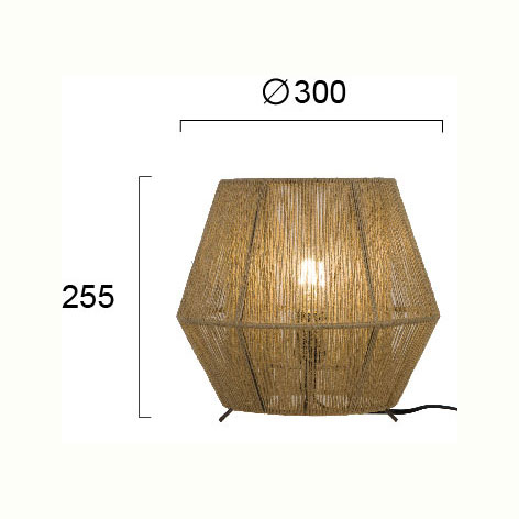 Πορτατίφ Viokef Zaira Beige 4214202 Home Φωτιστικά Επιτραπέζια Spitishop