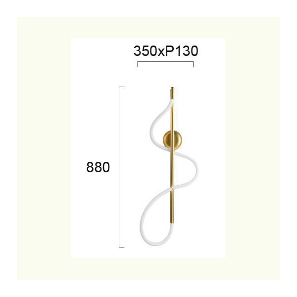 Απλίκα Τοίχου LED Viokef Annete 4251400