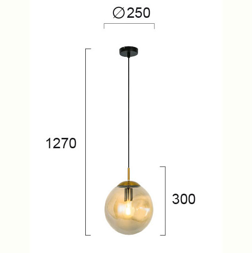 Φωτιστικό Οροφής Μονόφωτο Viokef Oscar Honey 4253600 Home Φωτιστικά Spitishop