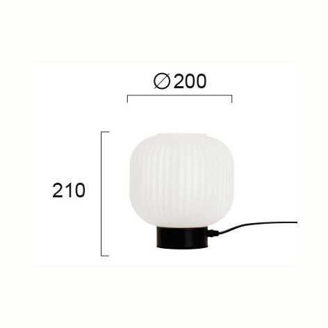 Πορτατίφ Viokef Astor White 4257700 Home Φωτιστικά Επιτραπέζια Spitishop