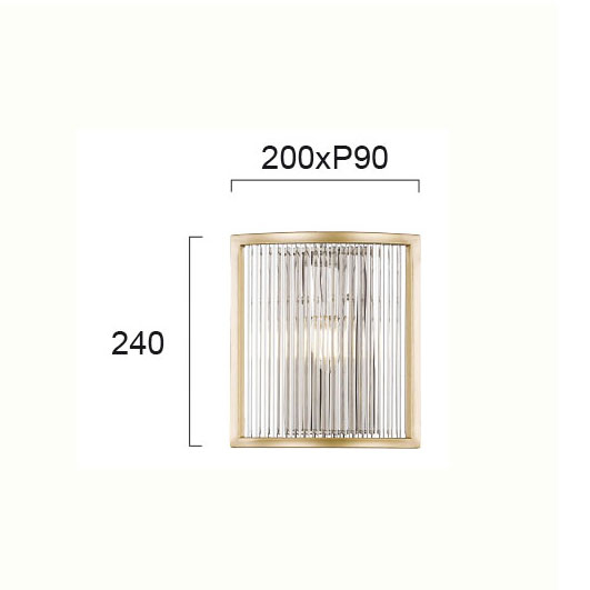 Απλίκα Τοίχου Viokef Karolina 4258700 Home Φωτιστικά Spitishop
