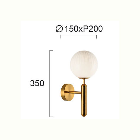 Απλίκα Τοίχου Viokef Jolin 4259500 Home Φωτιστικά Spitishop