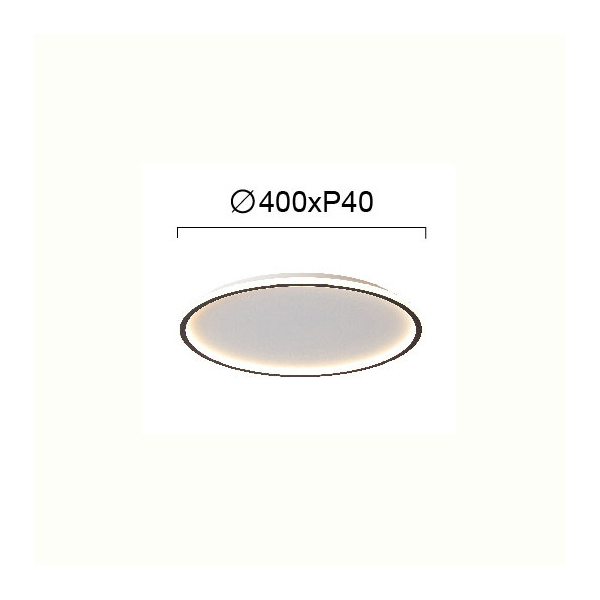 Φωτιστικό Πλαφονιέρα LED Viokef Arla Black 4266501