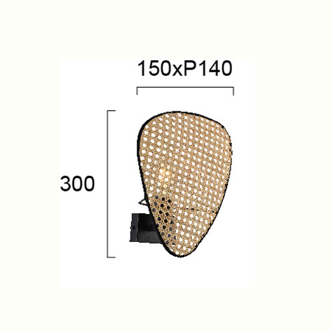 Απλίκα Τοίχου Viokef Gheisa 4267900 Home Φωτιστικά Spitishop