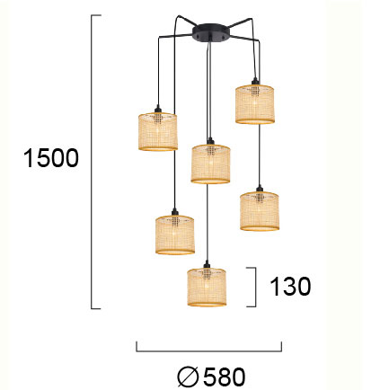 Φωτιστικό Οροφής Πολύφωτο Viokef Erica 4275000 Home Φωτιστικά Spitishop