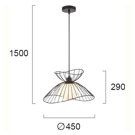 Φωτιστικό Οροφής Μονόφωτο Viokef Belinda Black 4275100 Home Φωτιστικά Spitishop