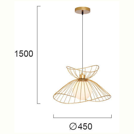 Φωτιστικό Οροφής Μονόφωτο Viokef Belinda Gold 4275101 Home Φωτιστικά Spitishop