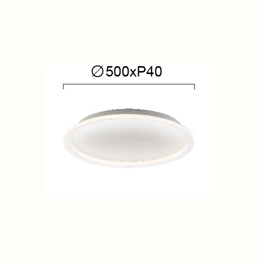 Φωτιστικό Πλαφονιέρα Led Viokef Arla White 4276300 Home Φωτιστικά Οροφής Spitishop