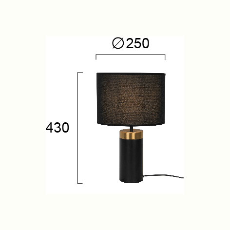 Πορτατίφ Viokef Luciano 4279000 Home Φωτιστικά Επιτραπέζια Spitishop