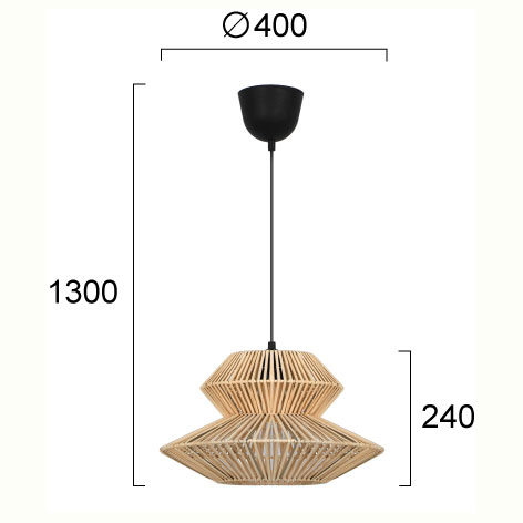 Φωτιστικό Οροφής Μονόφωτο Viokef Bali 4296300 Home Φωτιστικά Spitishop