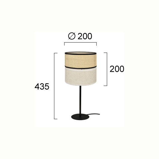 Πορτατίφ Viokef Andaman 4296700 Home Φωτιστικά Επιτραπέζια Spitishop