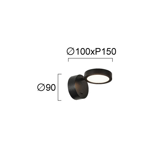 Απλίκα Τοίχου Led Viokef Eden 4307700 Home Φωτιστικά Spitishop