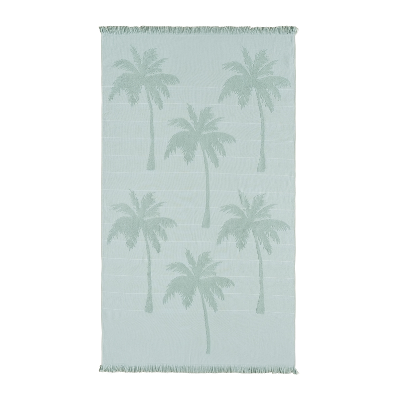 Πετσέτα Θαλάσσης - Παρεό (95x160) Kentia Stylish Cocos 10 Green