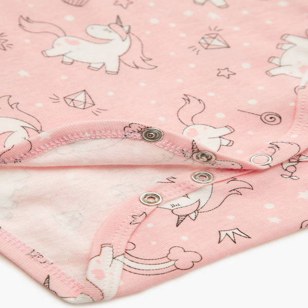 Φορμάκια Βρεφικά Κοντομάνικα (Σετ 4τμχ) Minervakia Unicorn 32021-060