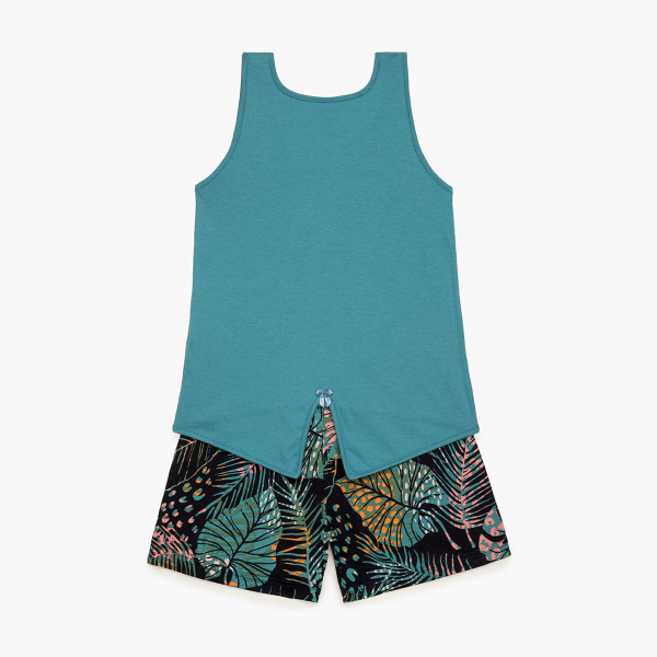 Πιτζάμα Παιδική Καλοκαιρινή Minervakia Summer Time 62229-584 Petrol Aqua