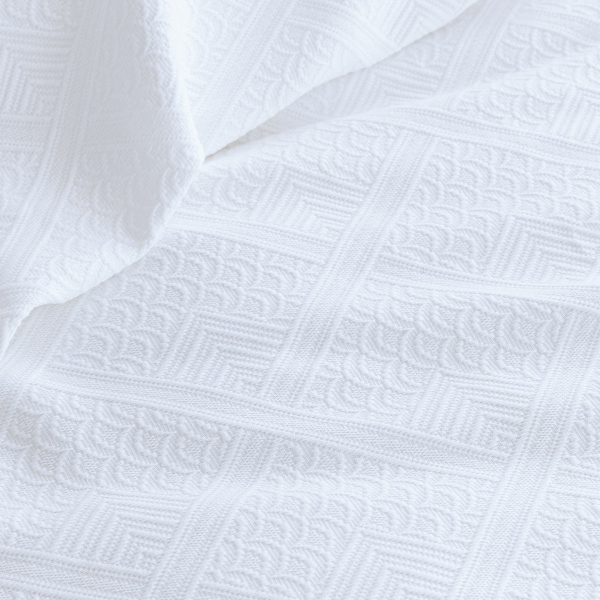 Κουβερτόριο Μονό (170x260) Palamaiki Carla White