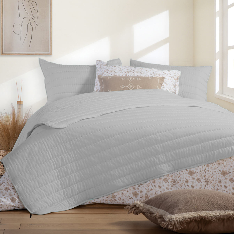 Κουβερλί Ημίδιπλο (180x240) Nef-Nef Homeware Colorfull Grey