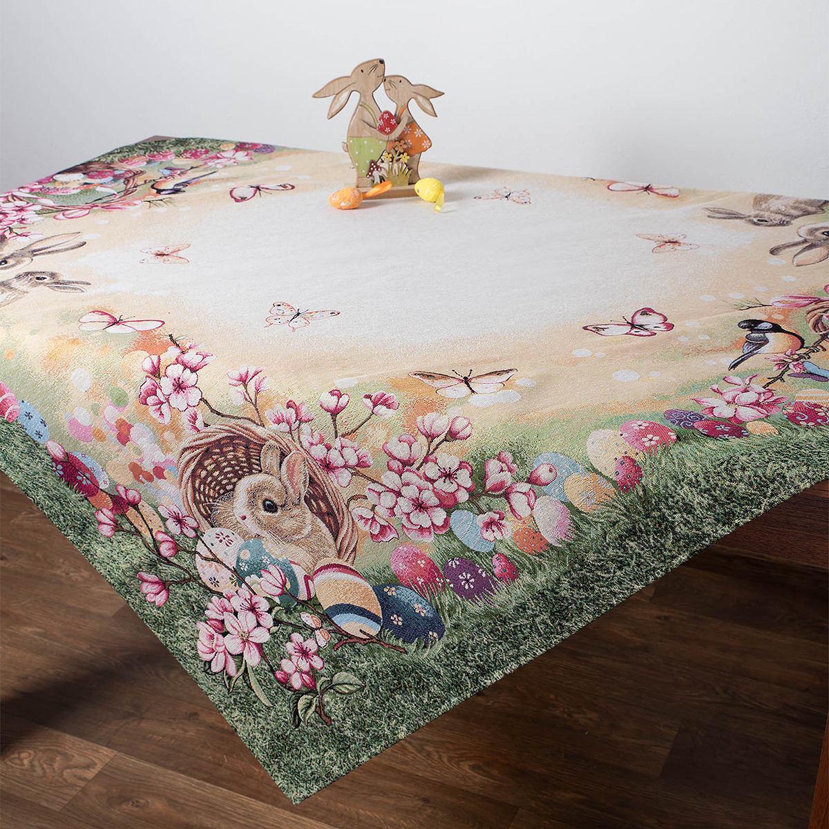 Πασχαλινό Τραπεζομάντηλο (140×180) Silk Fashion Garden Easter