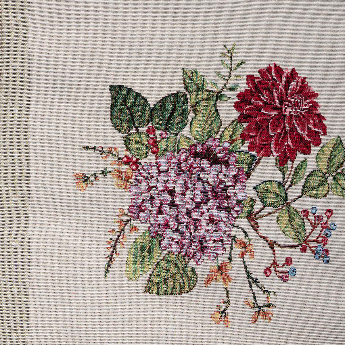 Πασχαλινό Τραπεζομάντηλο (140X140) Silk Fashion Goose Walk Home Πασχαλινά Είδη Τραπεζομάντηλα Spitishop