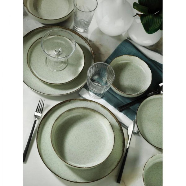Πιάτο Φαγητού Βαθύ (Φ20) Kutahya Porselen Green Mood-P03