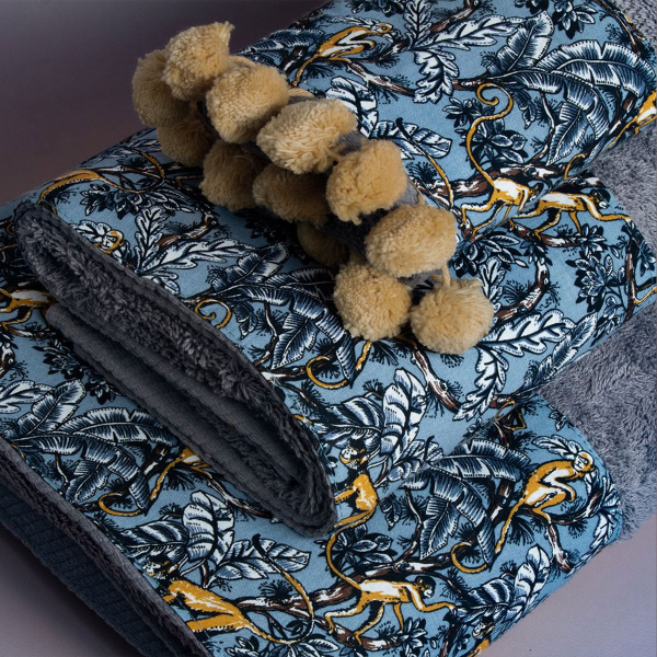 Πετσέτα Σώματος (70x140) White Fabric Monkeys 500gsm