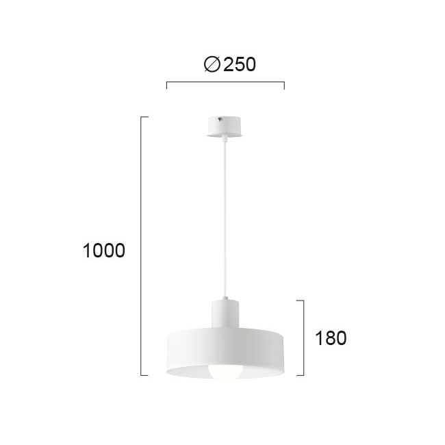 Φωτιστικό Οροφής Μονόφωτο Viokef Norton White 4184900 Home Φωτιστικά Spitishop