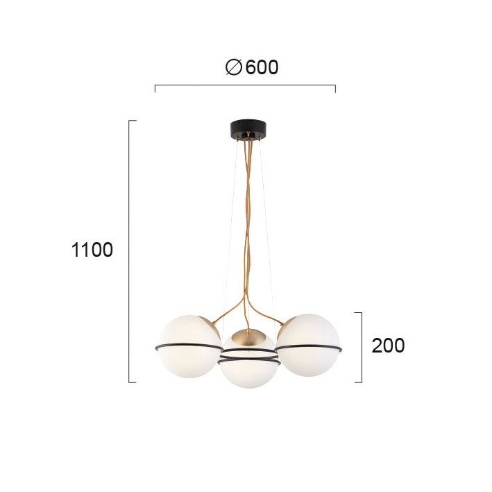 Φωτιστικό Οροφής Τρίφωτο Viokef Ferero 3093900 Home Φωτιστικά Spitishop