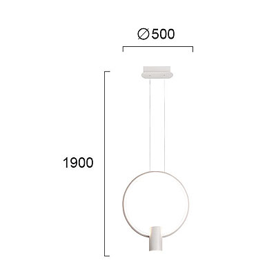 Φωτιστικό Οροφής Μονόφωτο Led Viokef Sindy White 4205900 Home Φωτιστικά Spitishop