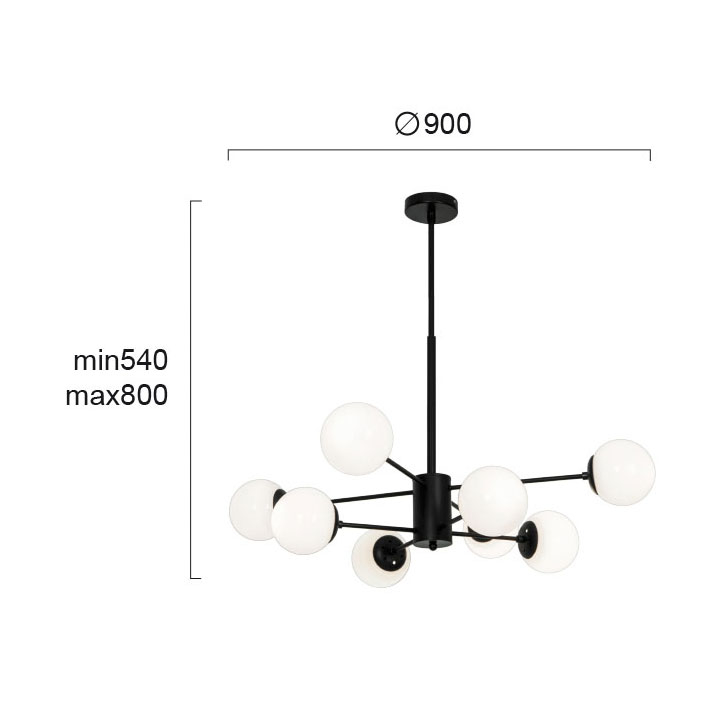 Φωτιστικό Οροφής Πολύφωτο Viokef Anouk 4228500 Home Φωτιστικά Spitishop