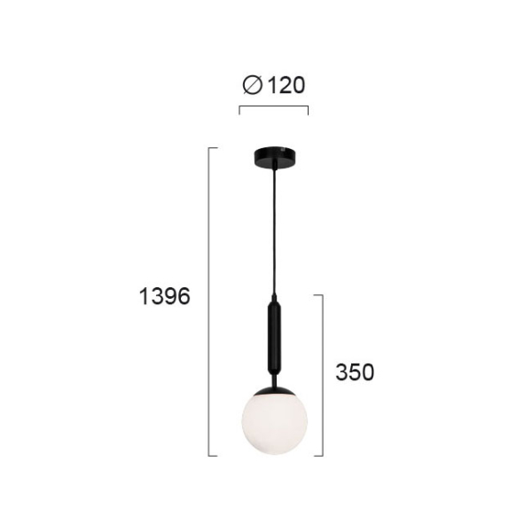 Φωτιστικό Οροφής Μονόφωτο Viokef Anouk 4228601