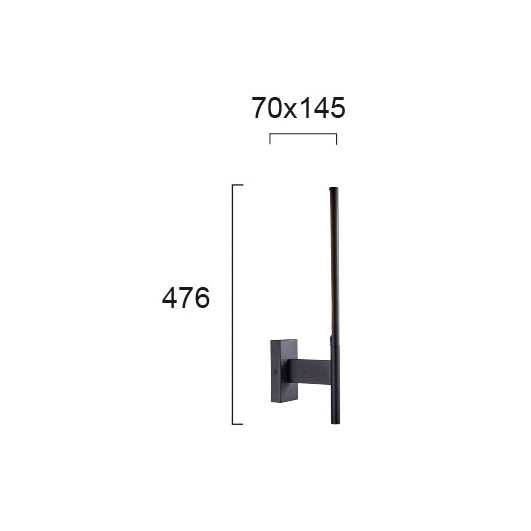 Απλίκα Τοίχου Led Viokef Nido 4229100 Home Φωτιστικά Spitishop