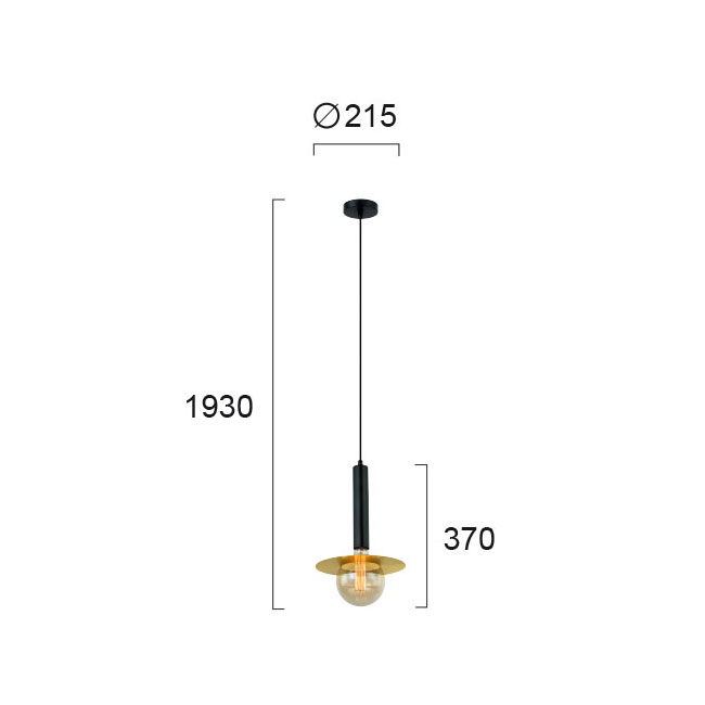 Φωτιστικό Οροφής Μονόφωτο Viokef Louis Black 4230500 Home Φωτιστικά Spitishop
