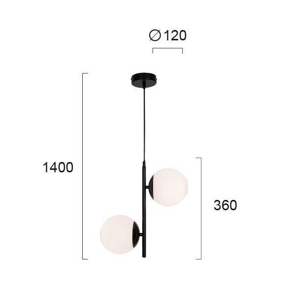 Φωτιστικό Οροφής Δίφωτο Viokef Anouk 4233300 Home Φωτιστικά Spitishop