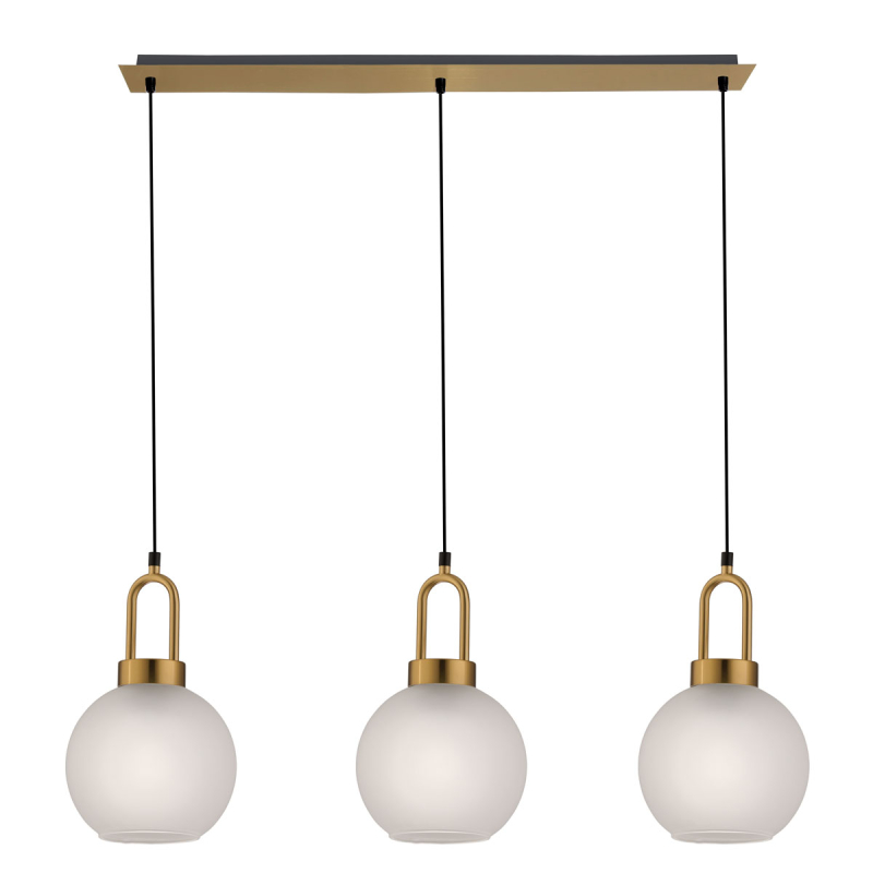 Φωτιστικό Οροφής Τρίφωτο Viokef Doria 4249600