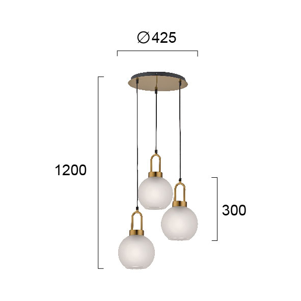 Φωτιστικό Οροφής Τρίφωτο Viokef Doria 4249700 Home Φωτιστικά Spitishop
