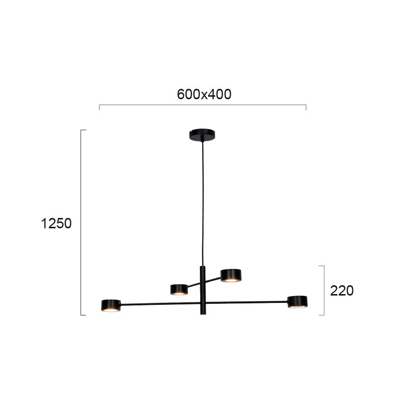 Φωτιστικό Οροφής Πολύφωτο Led Viokef Prima 4258100 Home Φωτιστικά Spitishop
