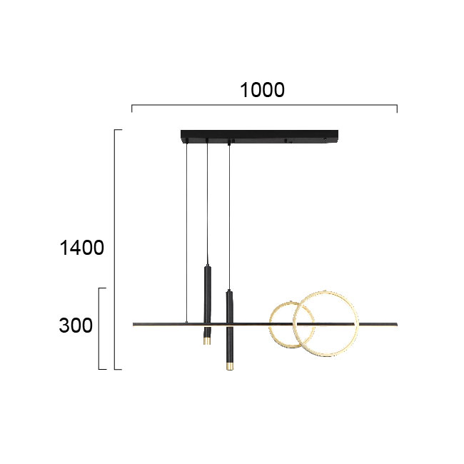 Φωτιστικό Οροφής Πολύφωτο Led Viokef Combo 4270600 Home Φωτιστικά Spitishop