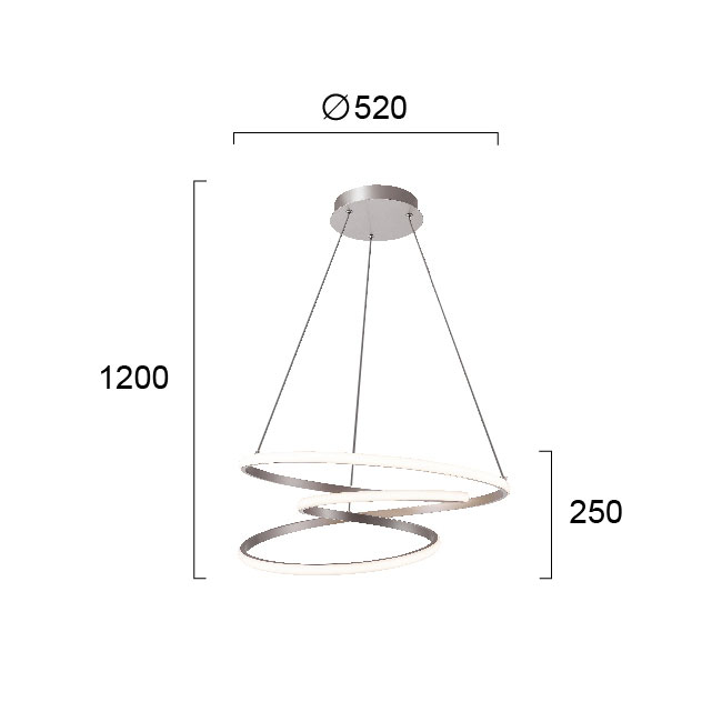Φωτιστικό Οροφής Led Viokef Cort 4275500 Home Φωτιστικά Spitishop