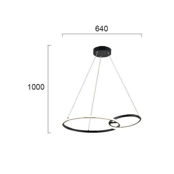 Φωτιστικό Οροφής LED Viokef Double 4275800
